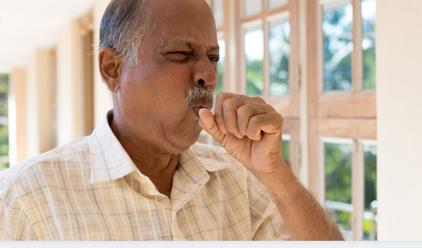 Líquido en los pulmones de los ancianos