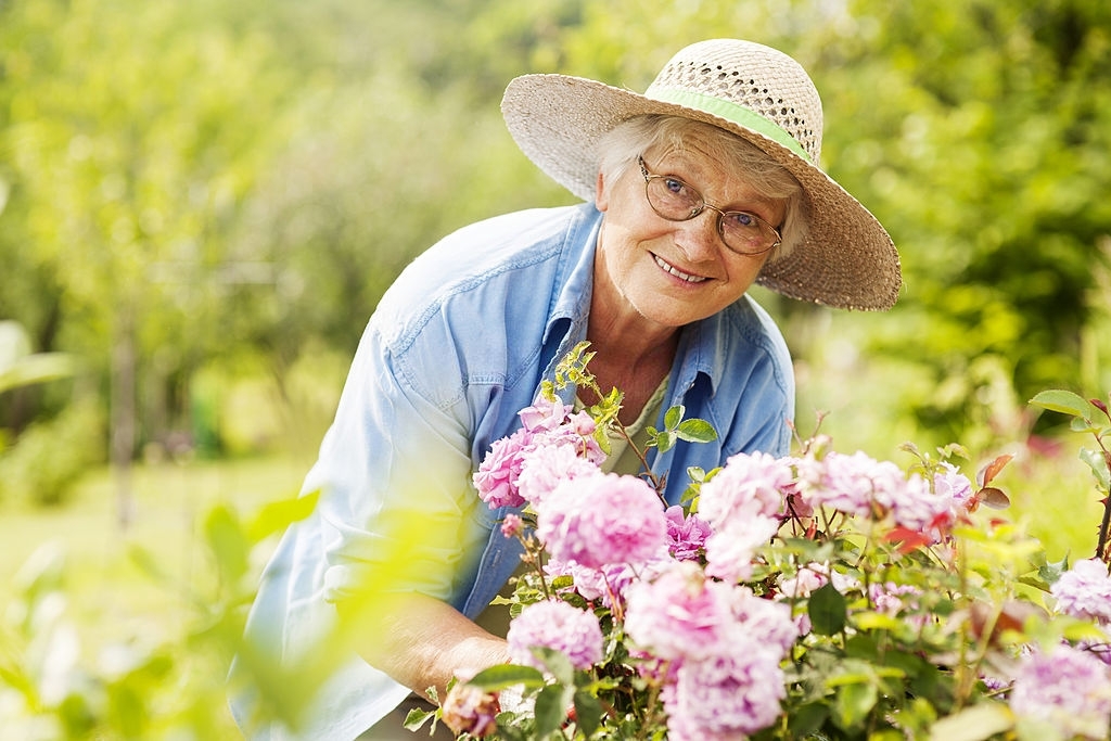 Jardinería para personas mayores con demencia