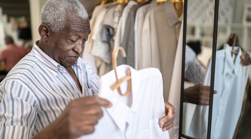 ropa para personas mayores